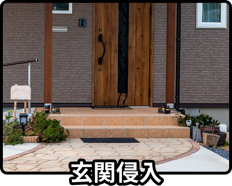 玄関侵入
